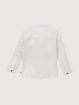 Camicia Bambino Bianco Cotone organico | People Wear Organic