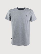 T-Shirt TreeShirt Unisex Grey Melange Organic cotton | Nikin