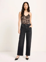 Jeans Sage Smoke Black GOTS in Cotton | Lanius