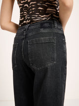 Jeans Sage Smoke Black GOTS in Cotton | Lanius