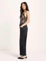 Jeans Sage Smoke Black GOTS in Cotton | Lanius
