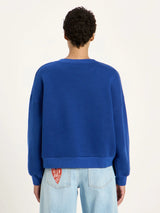Sweatshirt Statement Blue in organic cotton| Lanius