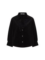 Blouse GOTS in Cotton Black | Lanius