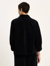 Blouse GOTS in Cotton Black | Lanius