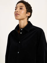 Blouse GOTS in Cotton Black | Lanius