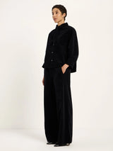 Blouse GOTS in Cotton Black | Lanius