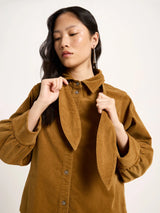 Blouse GOTS in Cotton Bronze Brown | Lanius