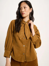 Blouse GOTS in Cotton Bronze Brown | Lanius