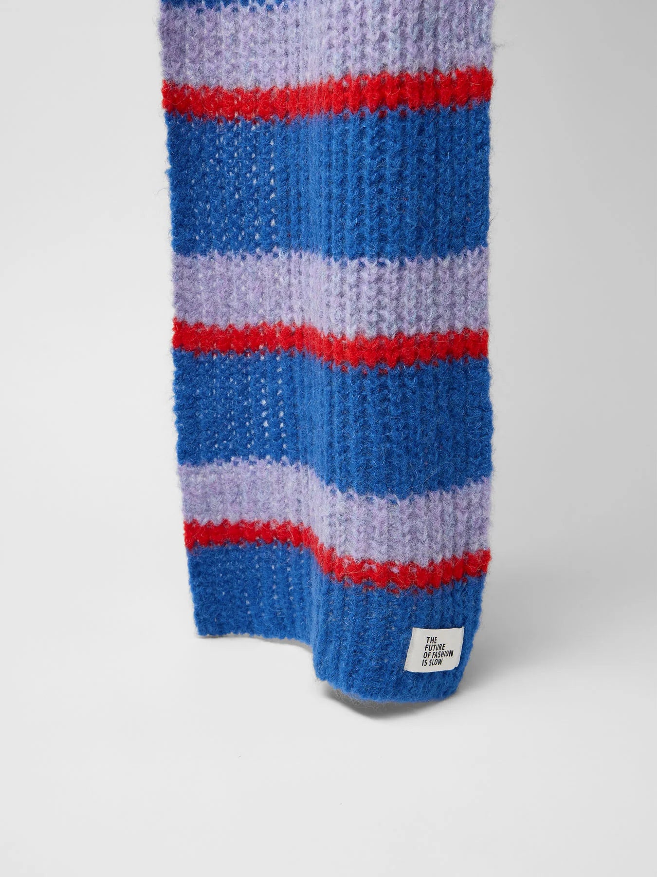 Chunky knit scarf made of alpaca wool and organic cotton | Lanius