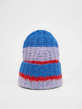 Beanie in Top Grossa Blue Violet Stripe | Lanius