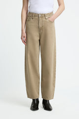 Jeans Leila Beige Scuro Donna | Kings Of Indigo