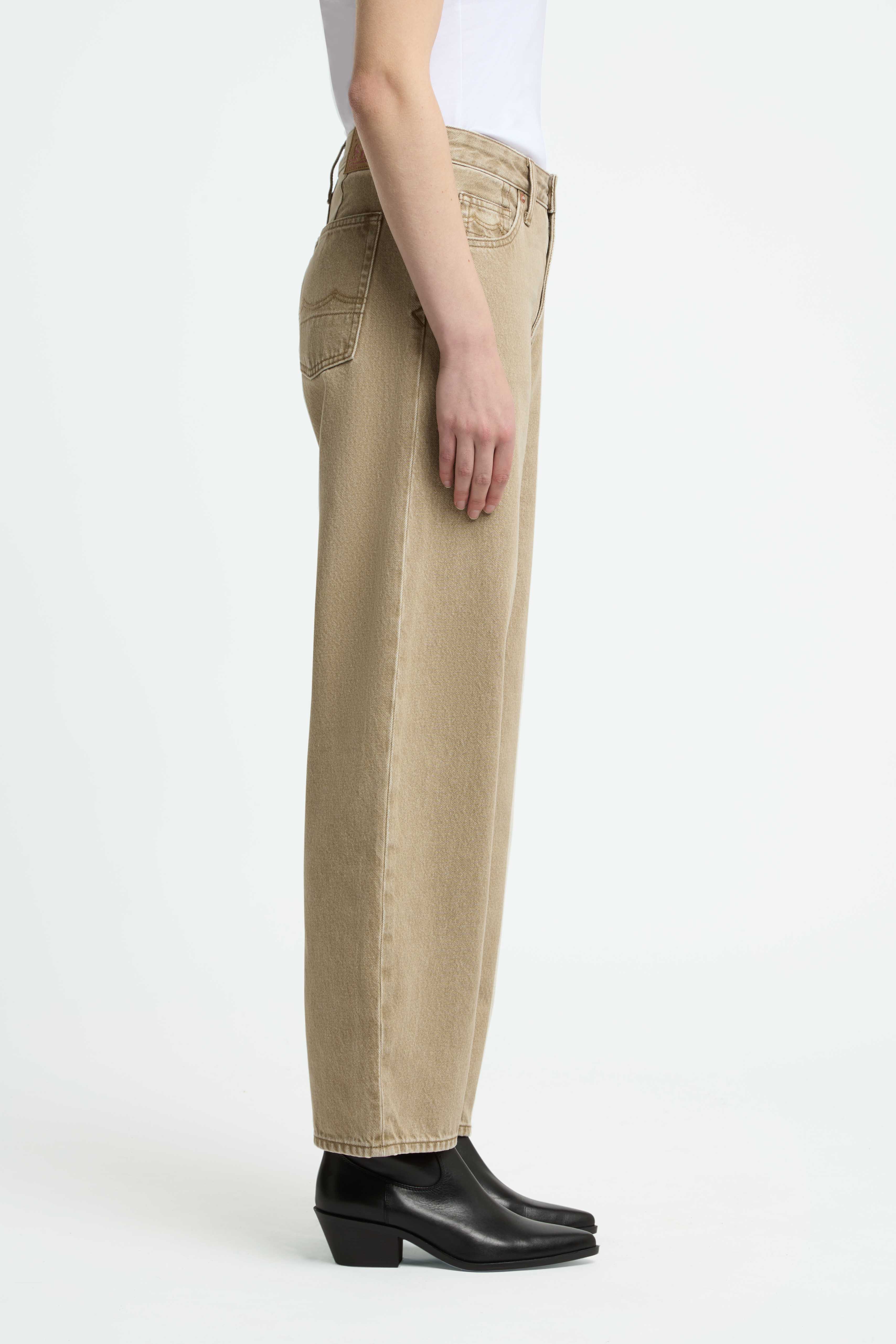 Jeans Leila Beige Scuro Donna | Kings Of Indigo