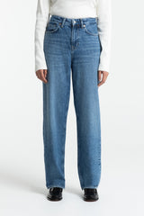 Jeans Liora Rechange Mid Worn Donna | Kings Of Indigo