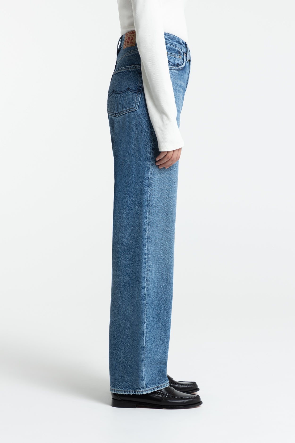 Jeans Liora Rechange Mid Worn Donna | Kings Of Indigo