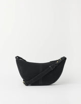 Borsa Leo Tracolla in Suede Nero | O MY BAG