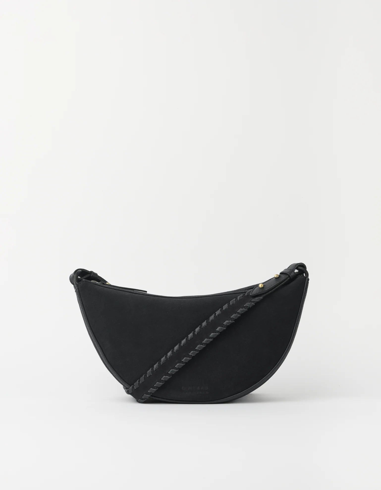 Borsa Leo Tracolla in Suede Nero | O MY BAG