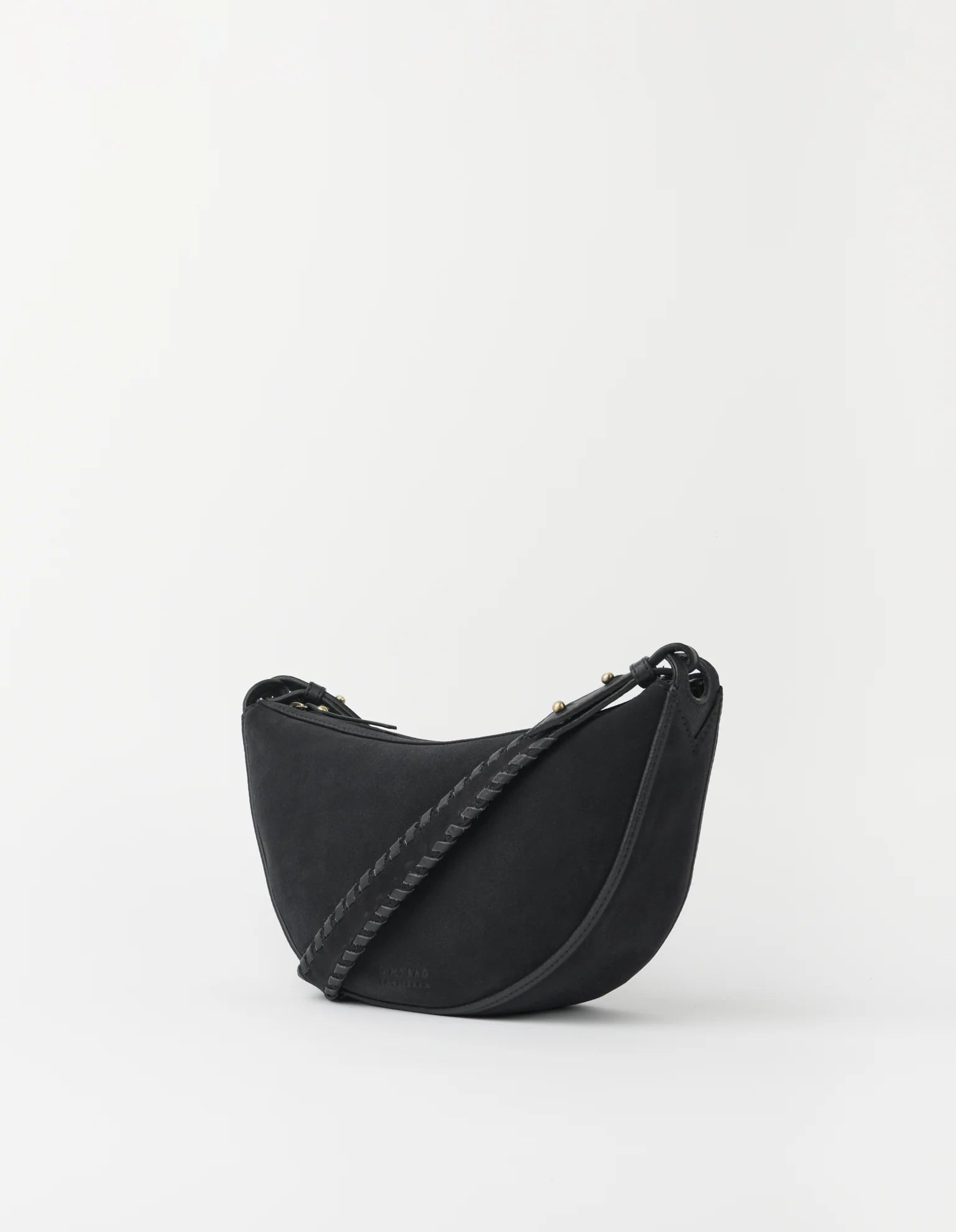 Borsa Leo Tracolla in Suede Nero | O MY BAG