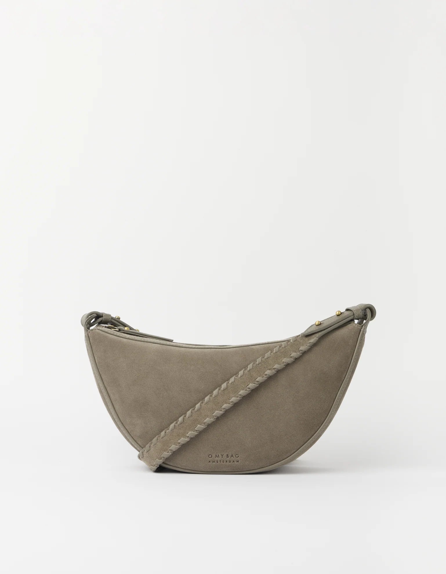 Bag Leo Crossbody Strap Clay Suede | O MY BAG