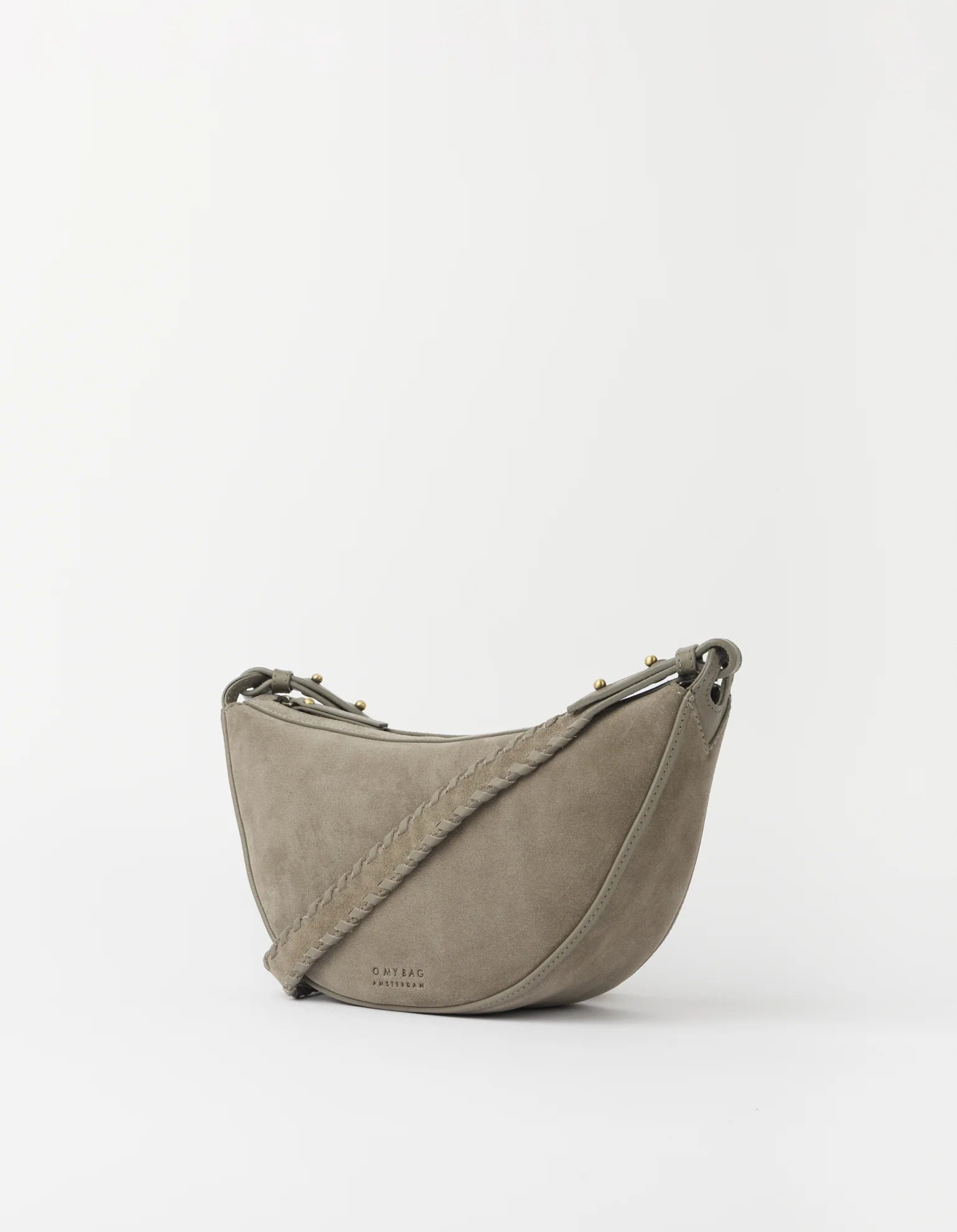 Bag Leo Crossbody Strap Clay Suede | O MY BAG