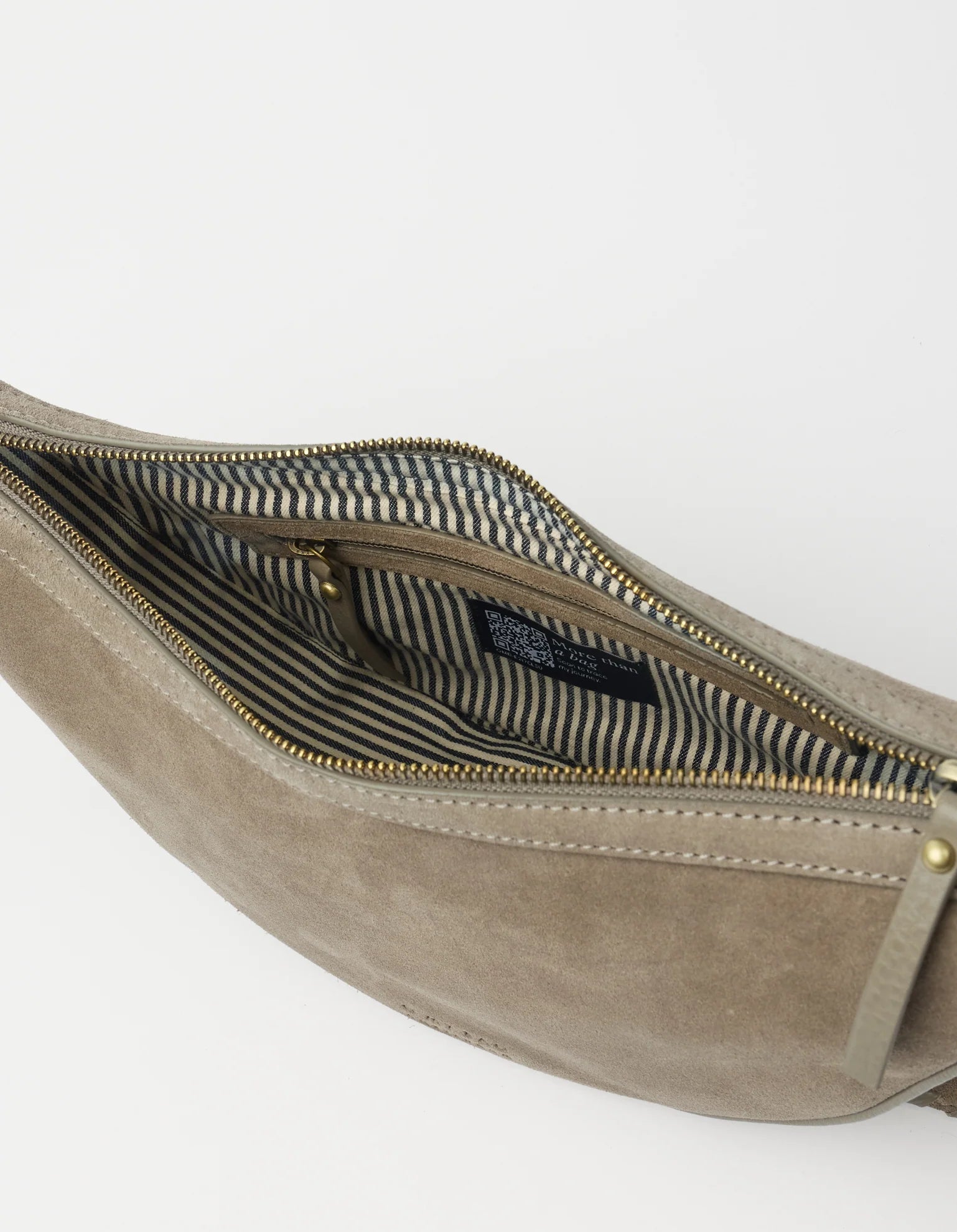 Bag Leo Crossbody Strap Clay Suede | O MY BAG