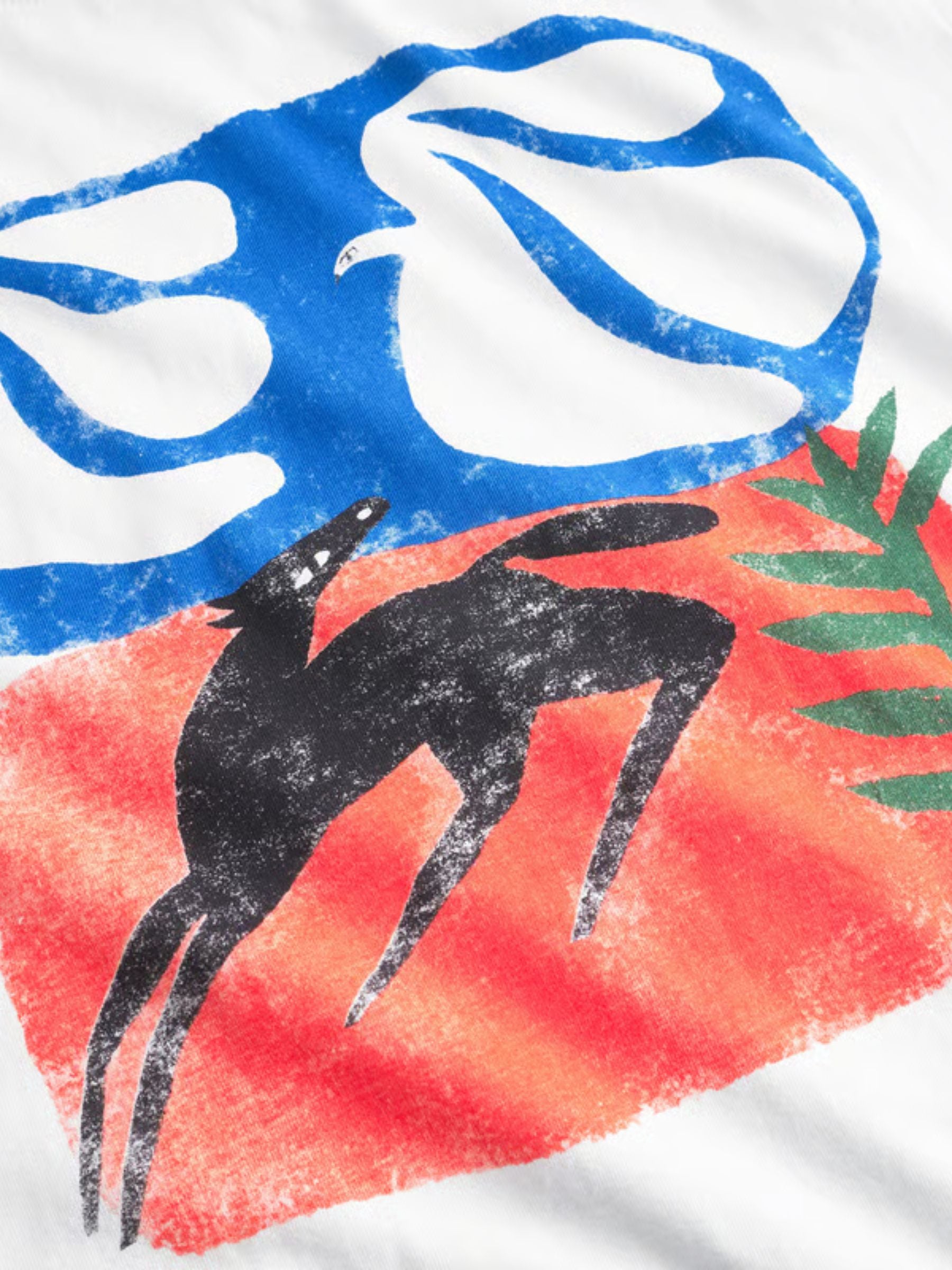 T-Shirt Stockholm Fohlen mit Vögeln für Men | Dedicated