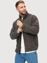 Kuschelby Fleece Jacket Cobblestone Morel | Derbe