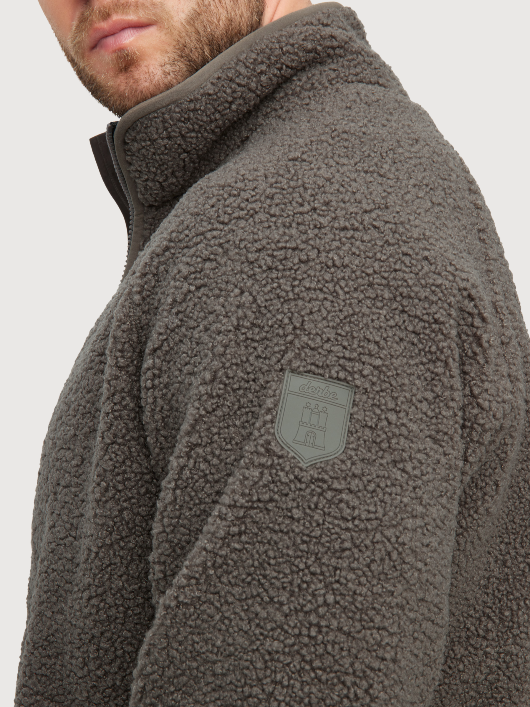 Kuschelby Jacke Cobblestone Recyceltes Polyester | DERBE