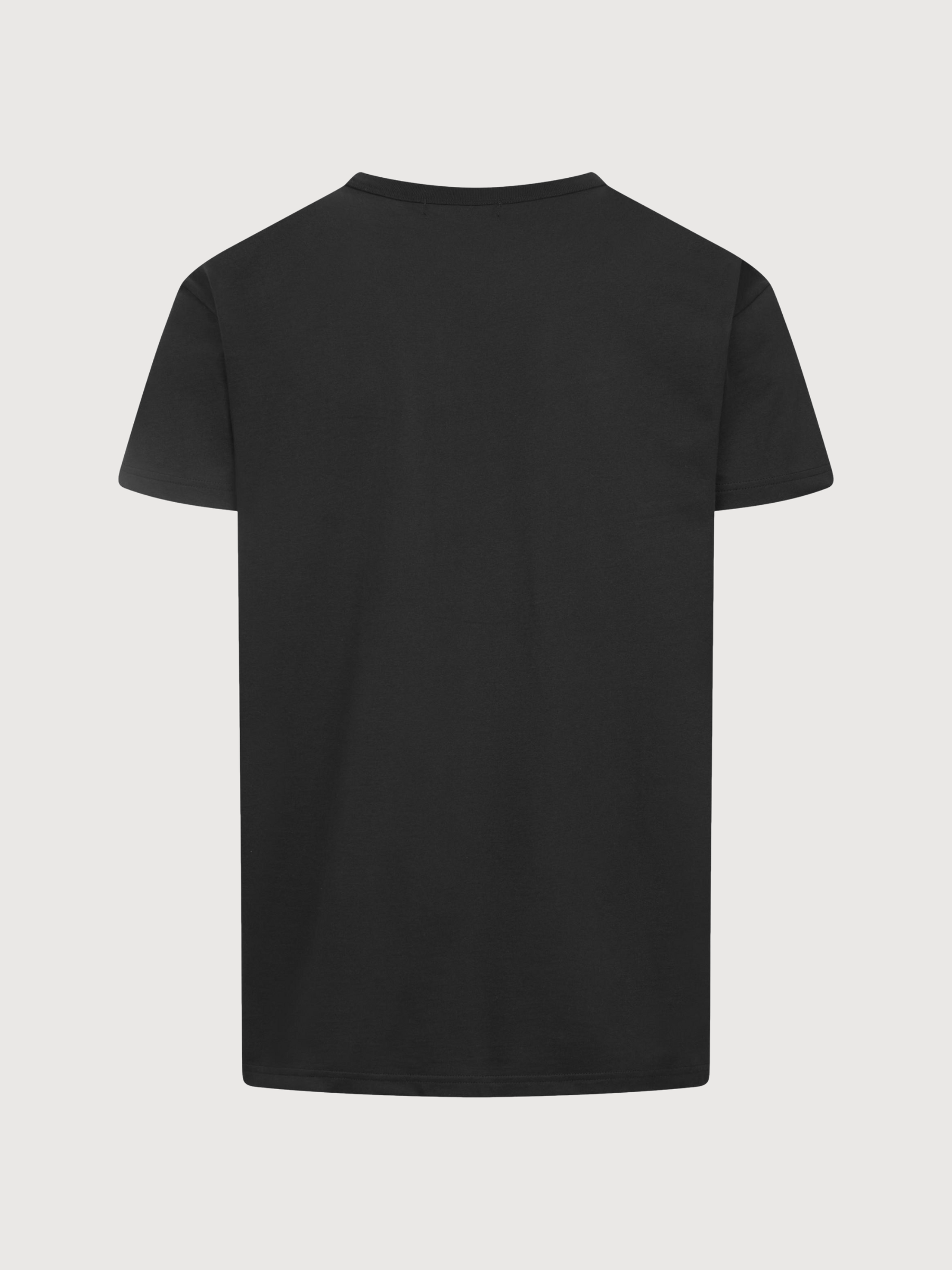 Schreimöwe T‑Shirt – Tiefschwarz aus Bio-Baumwolle | Derbe