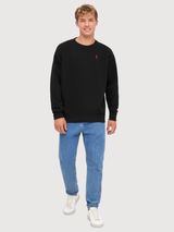 Sweatshirt Kippes Black Man Cotton | Derbe