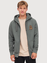 Walross Zip Sweatshirt Walross Lava Smoke Cotton | Derbe