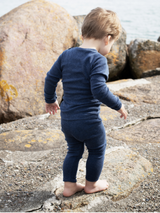 Baby Leggings in Navy   Organic Cotton | SERENDIPITY