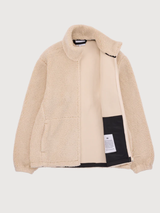 Jacket Lodge Zip Fleece Beige Man | Makia