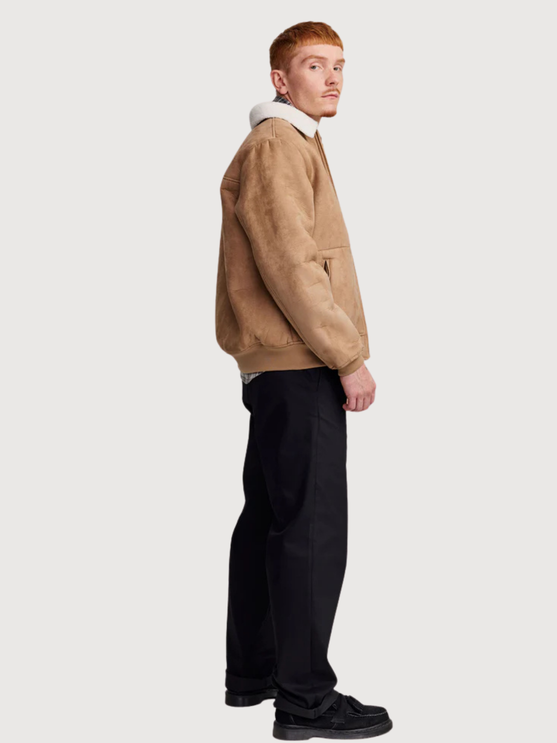 Jacket Author Light Brown Man | Makia