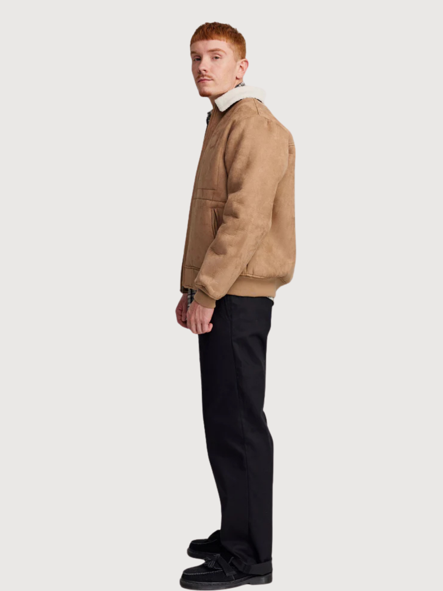 Jacket Author Light Brown Man | Makia