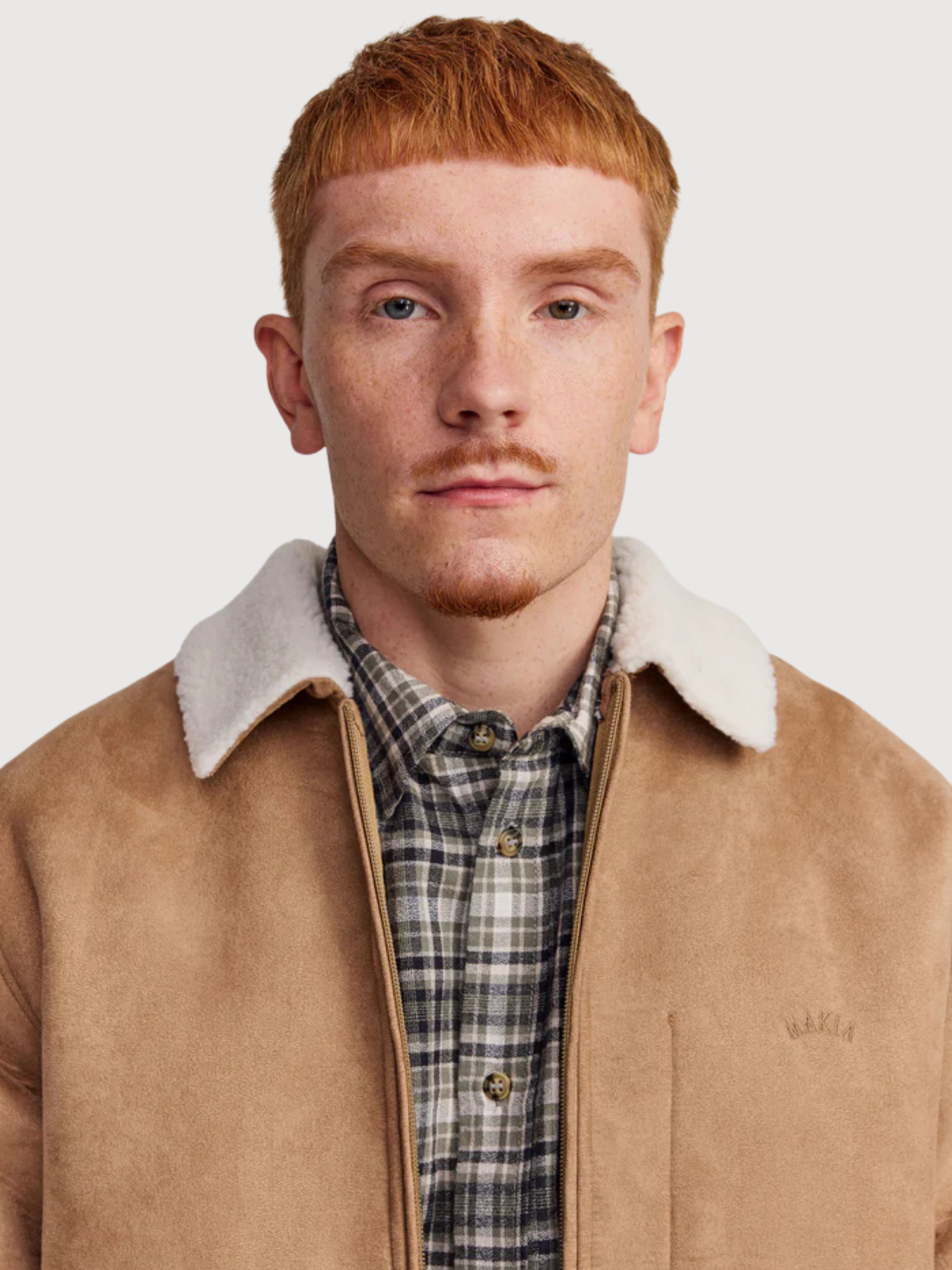 Jacket Author Light Brown Man | Makia
