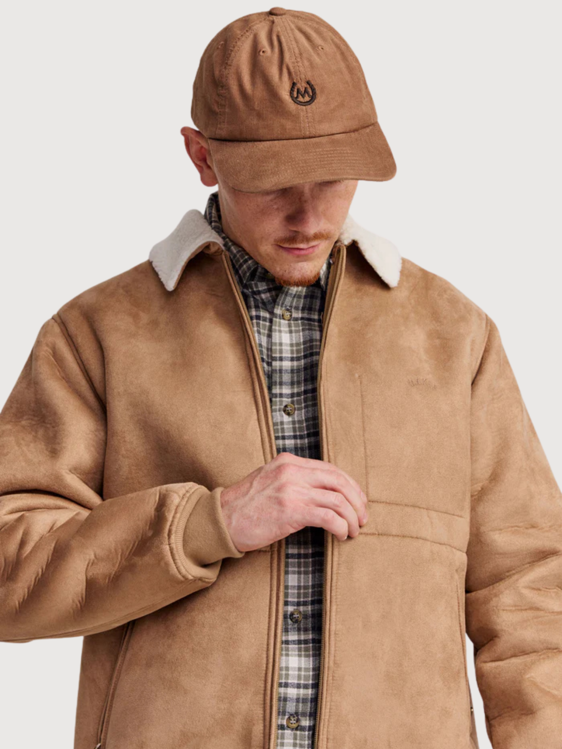 Jacket Author Light Brown Man | Makia