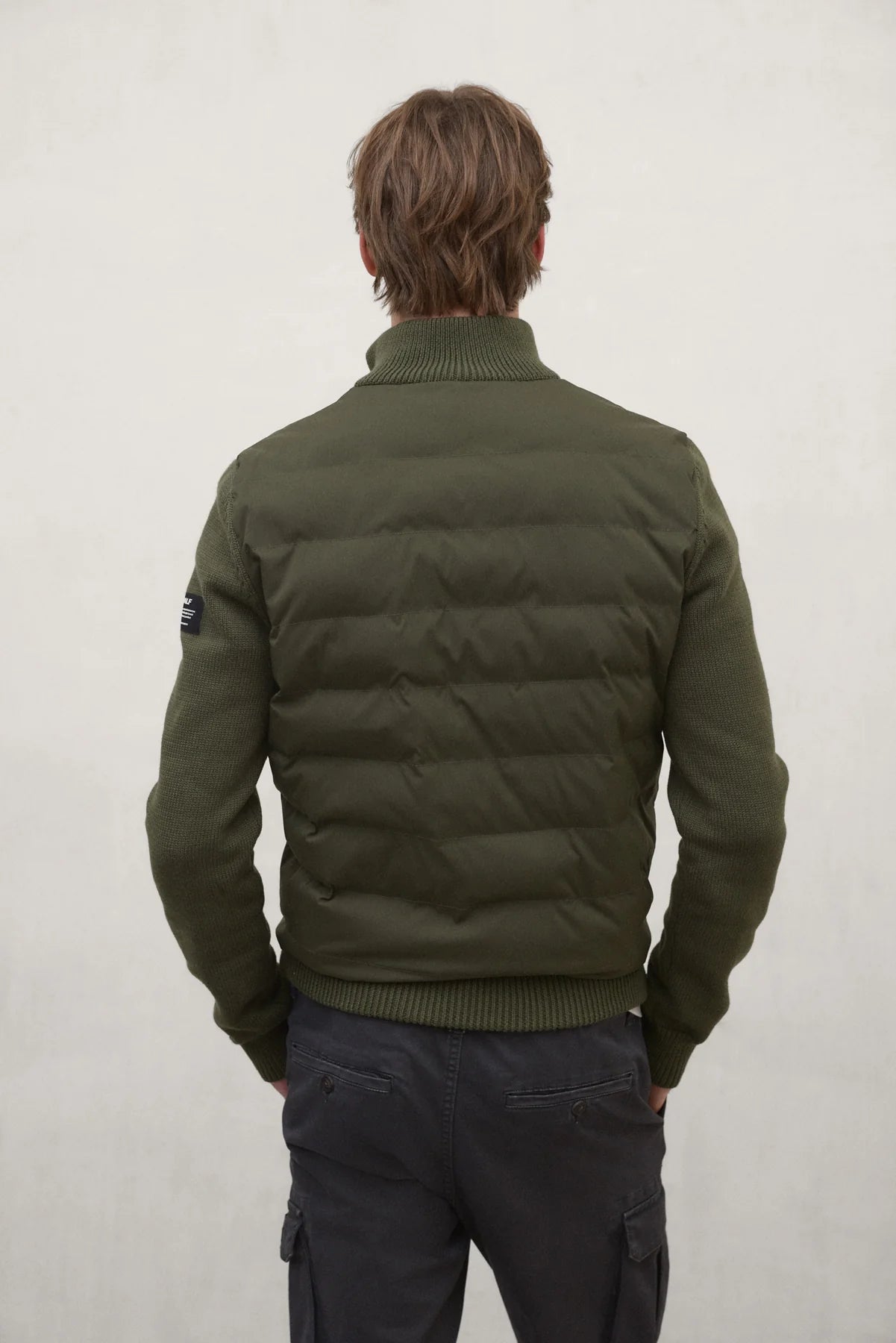 Tarife Hybrid Jacket Vintage Green | ECOALF