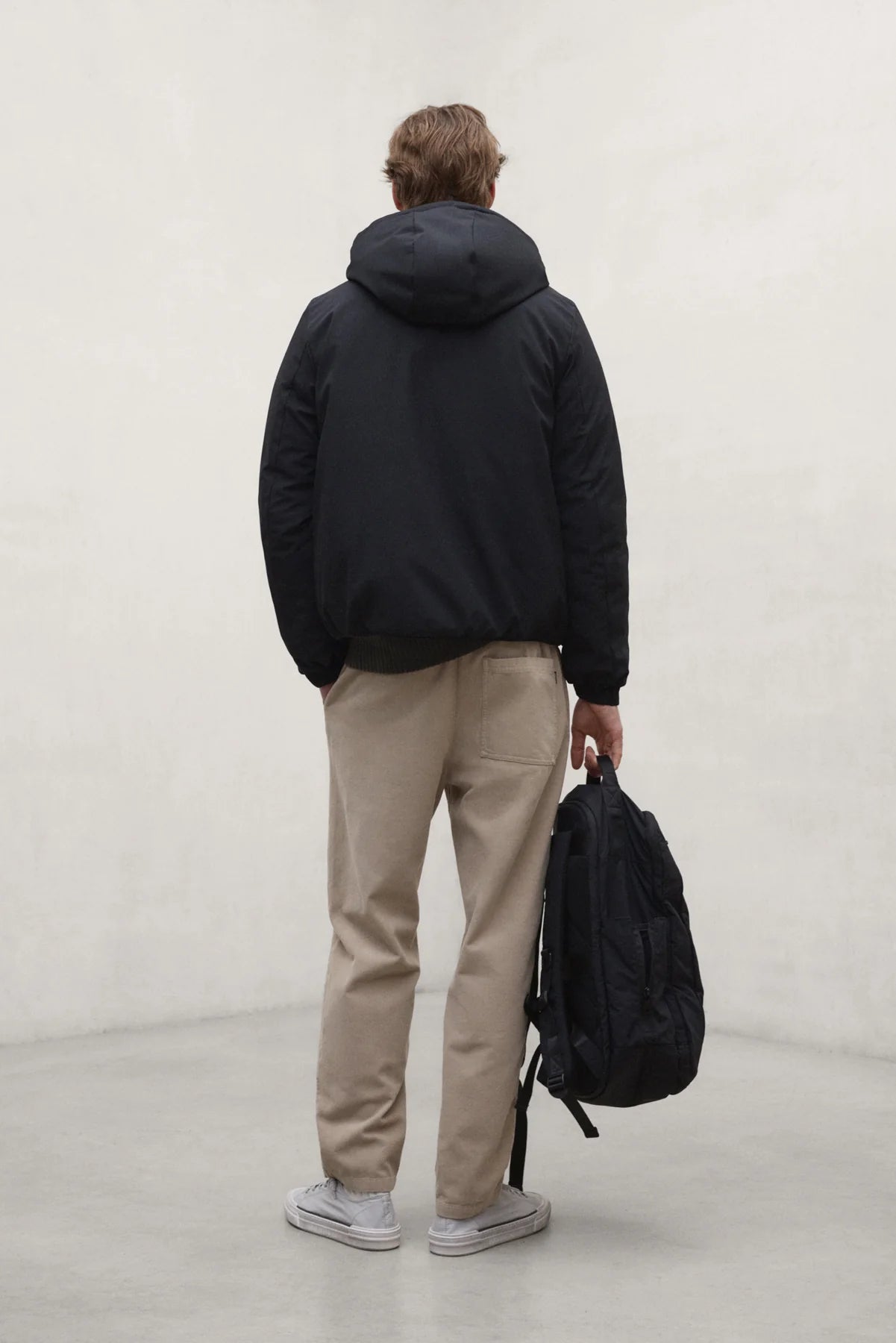 Cartes Men's Jacket Black | ECOALF