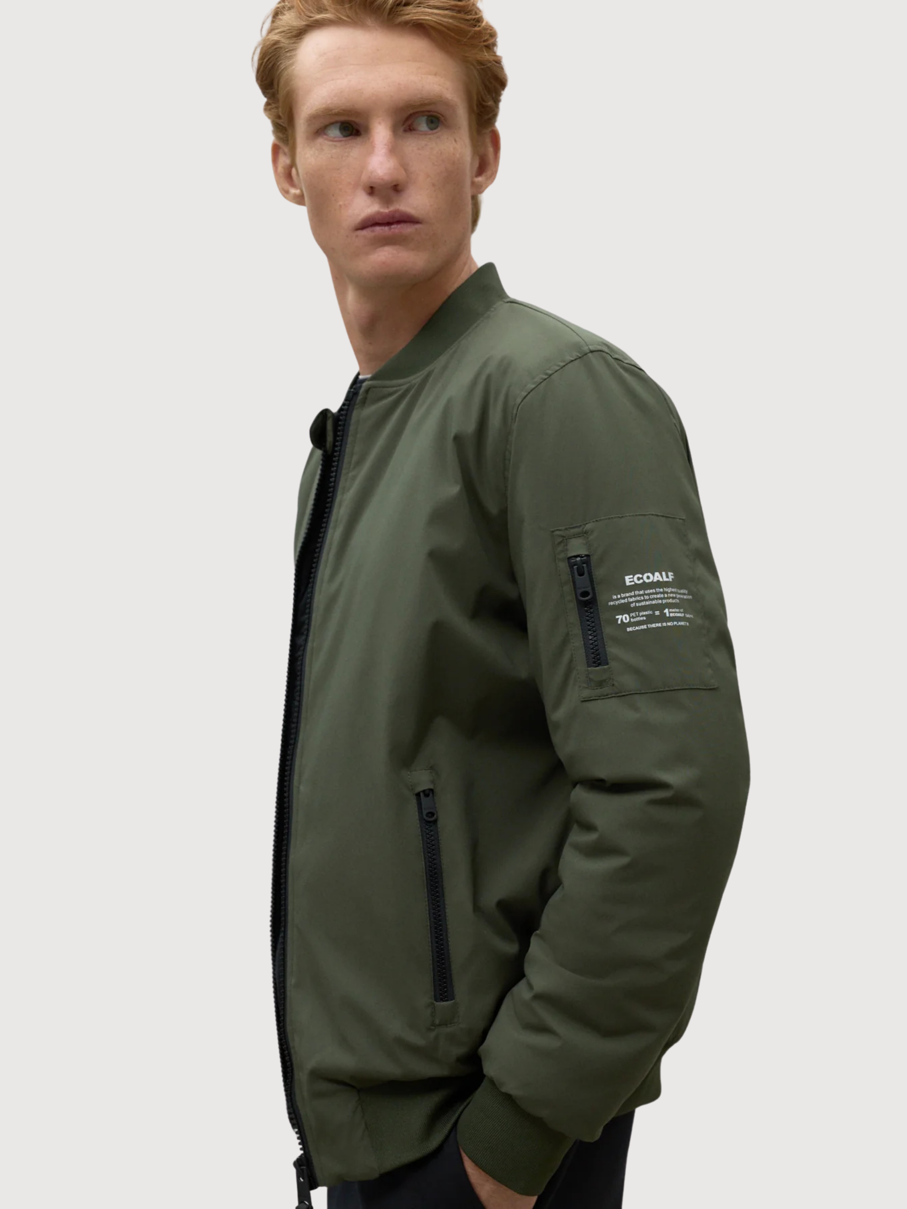 Croninalf Army Green Man Jacke | Ecoalf