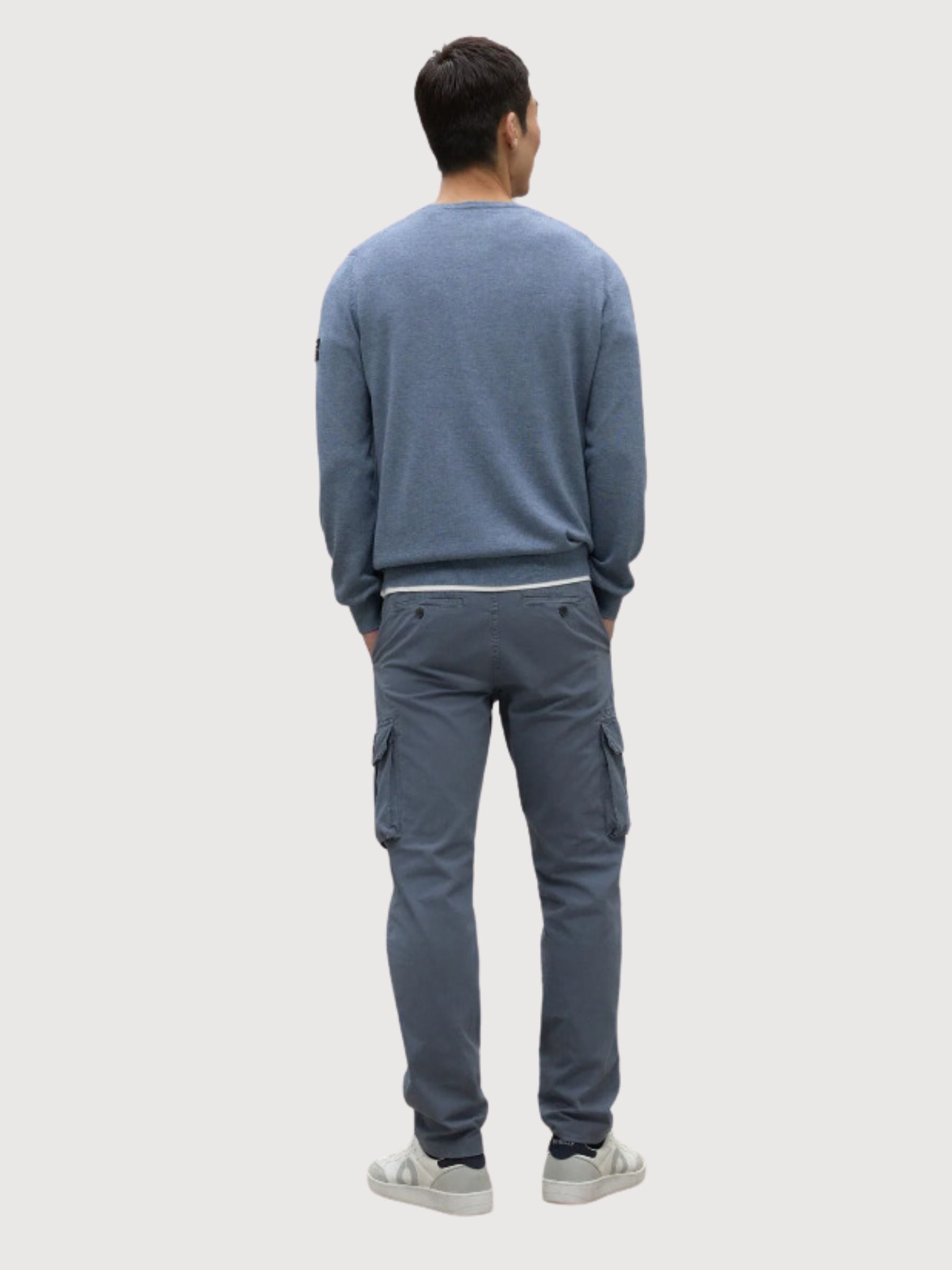 Bayona Grey Blue Melange Man Pullover | Ecoalf