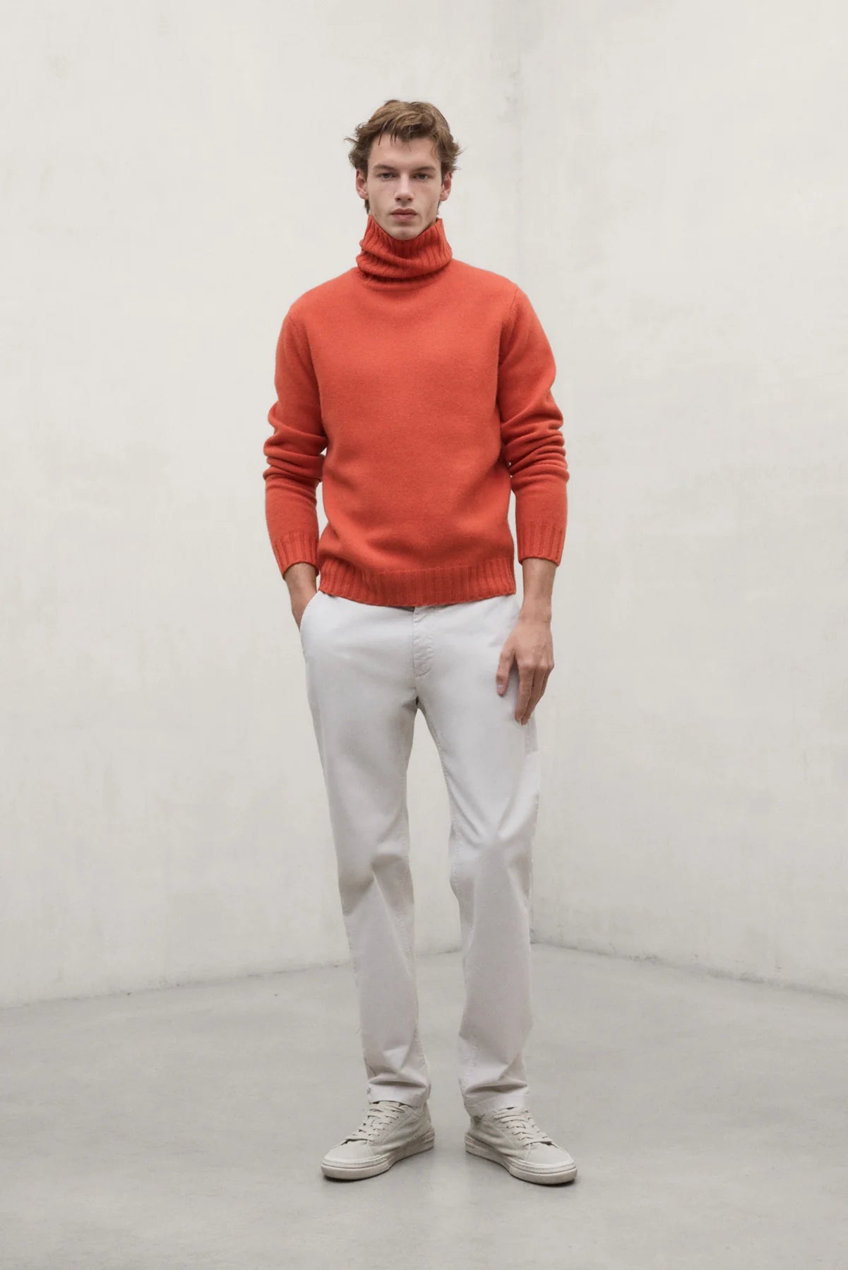 Brun Men's Sweater Burned Orange | ECOALF