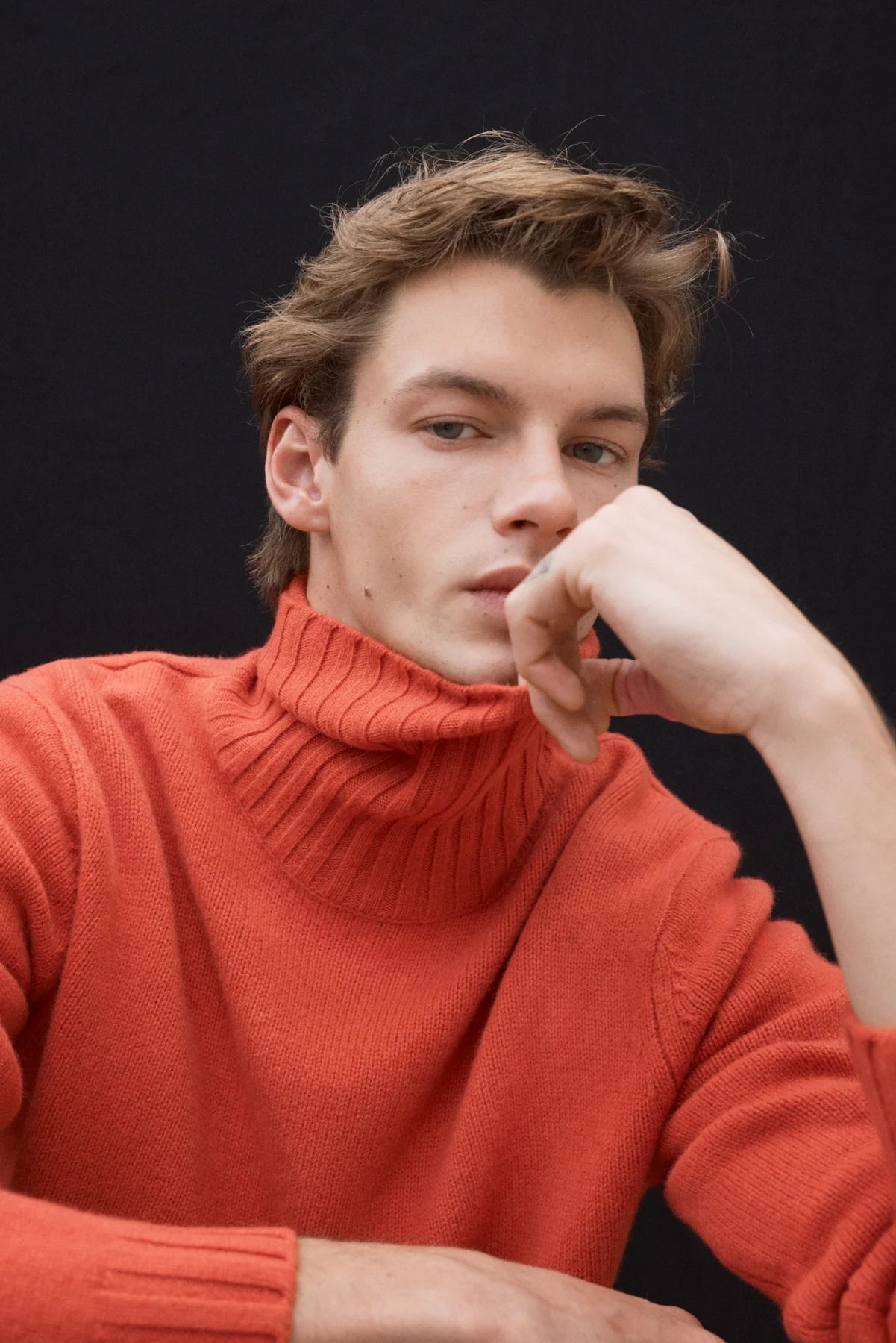 Brun Men's Sweater Burned Orange | ECOALF
