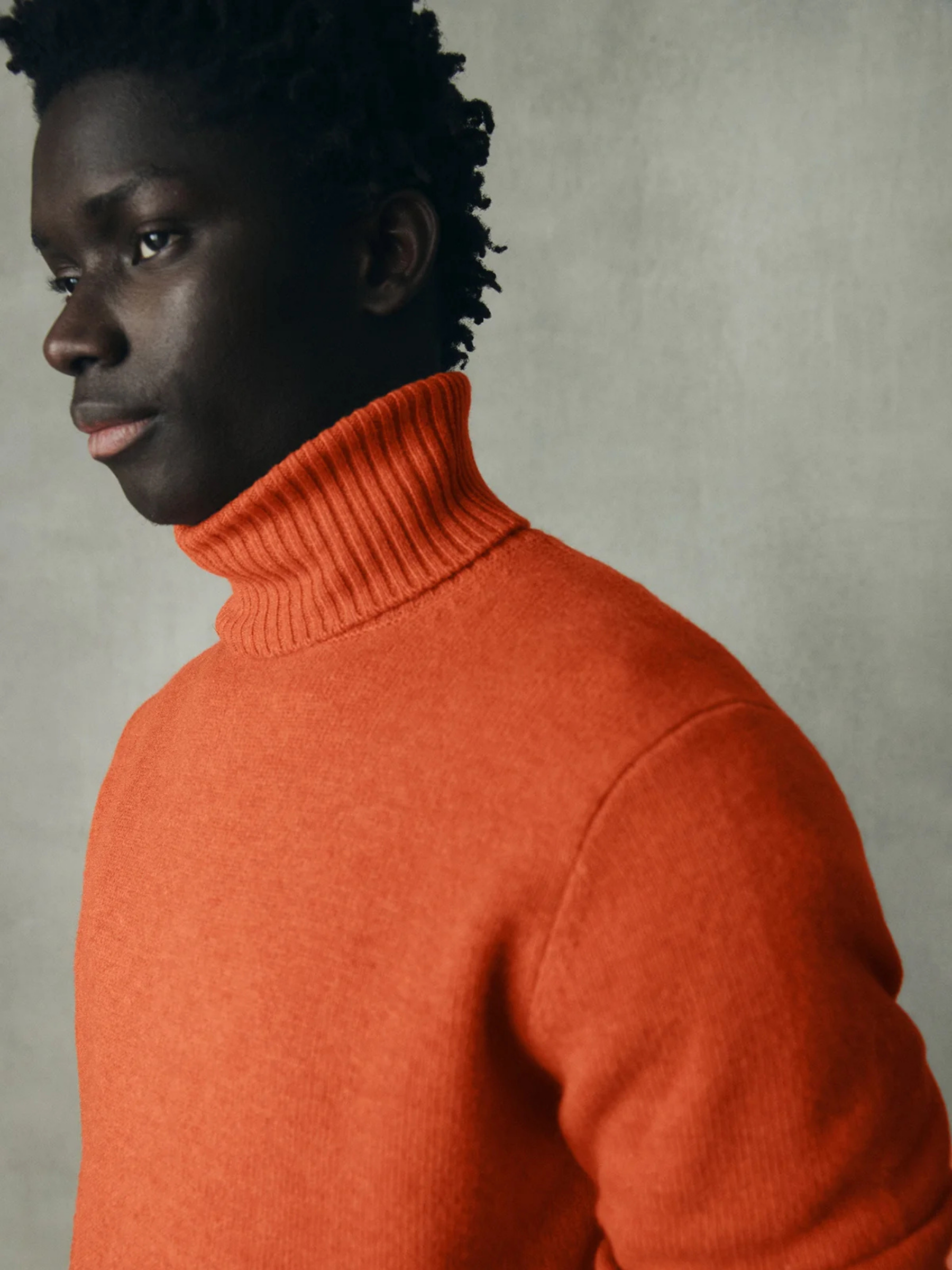 Brunalf Orange Melange Man Pullover | Ecoalf