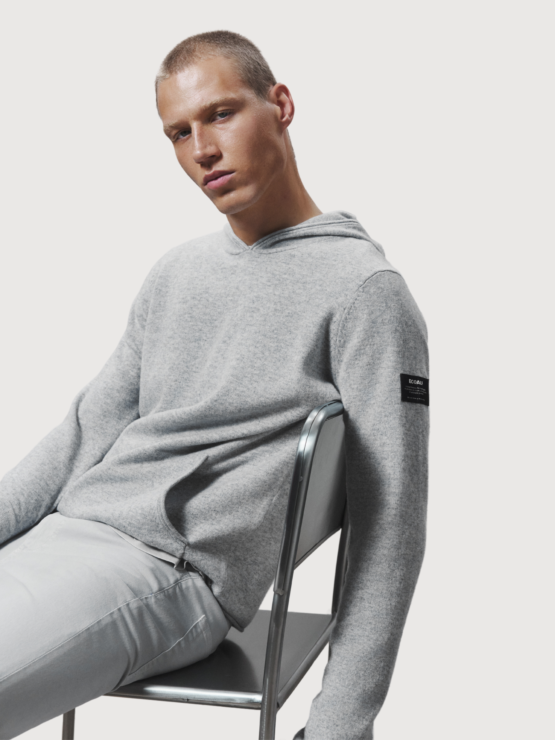 Knit Glaba Light Grey | Ecoalf