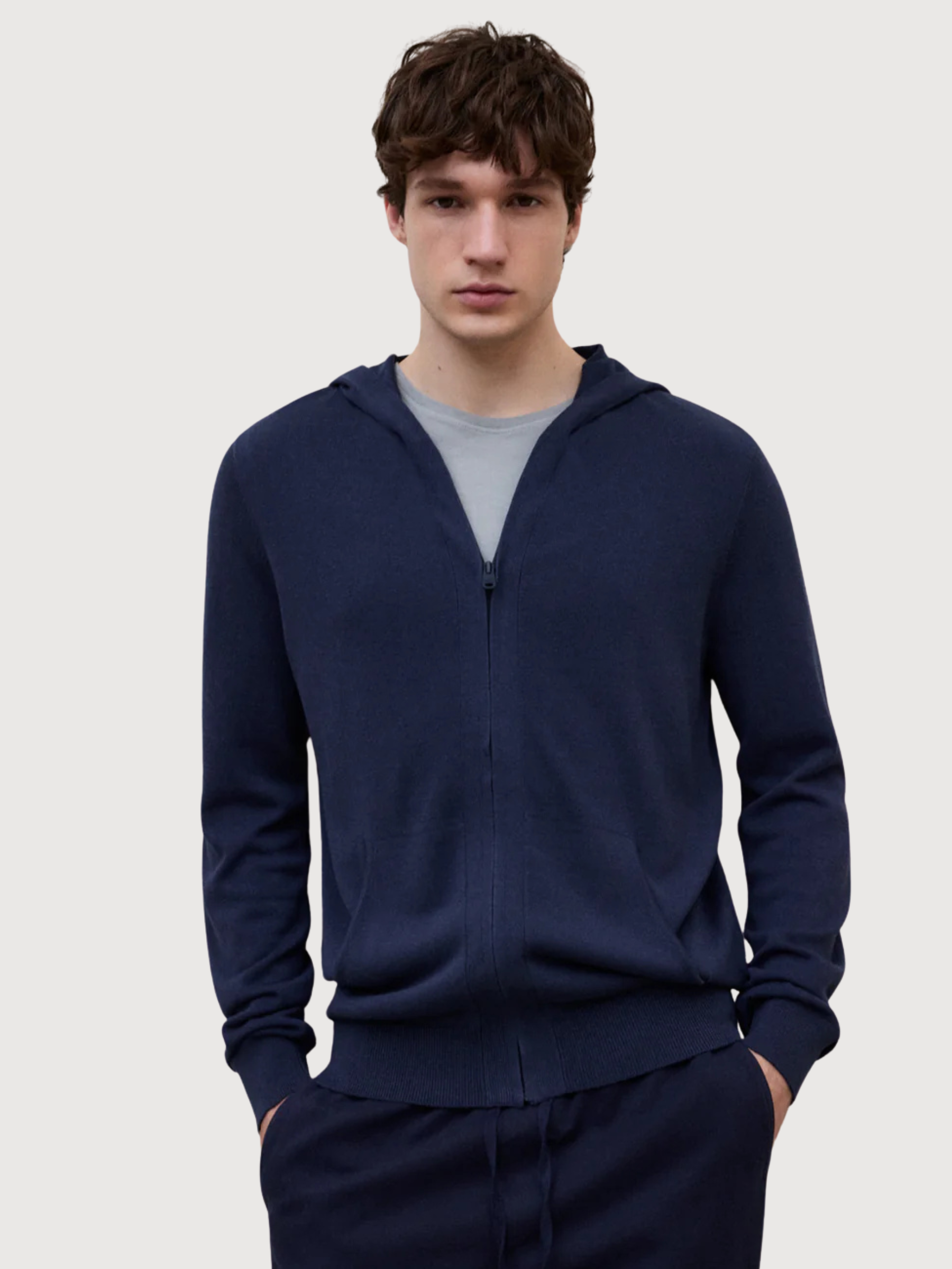 Jacket Kirkia Knit Man Deep Navy | Ecoalf