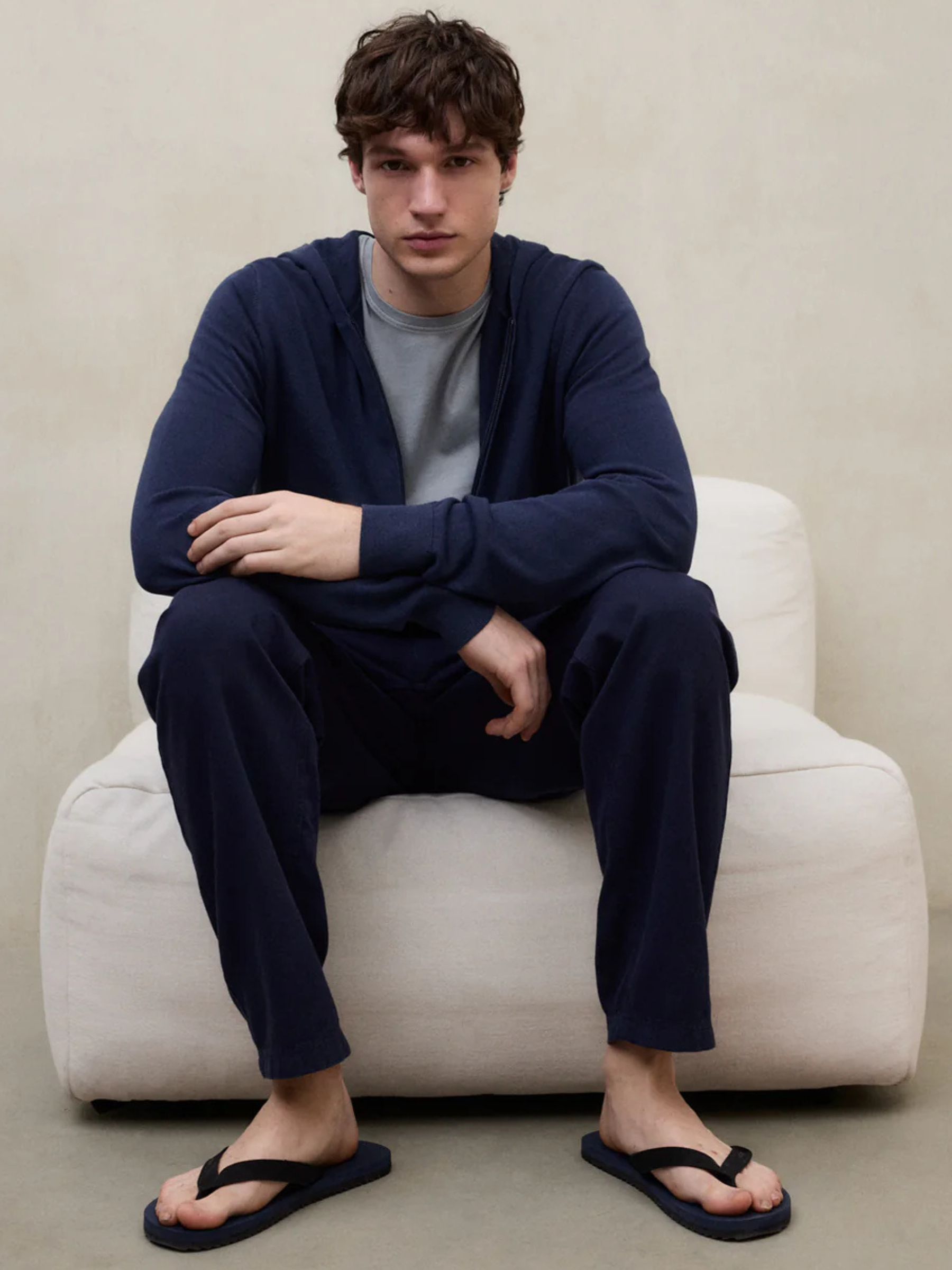 Jacket Kirkia Knit Man Deep Navy | Ecoalf