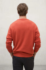 Laguna Men's Merino Sweater Burned Orange | ECOALF