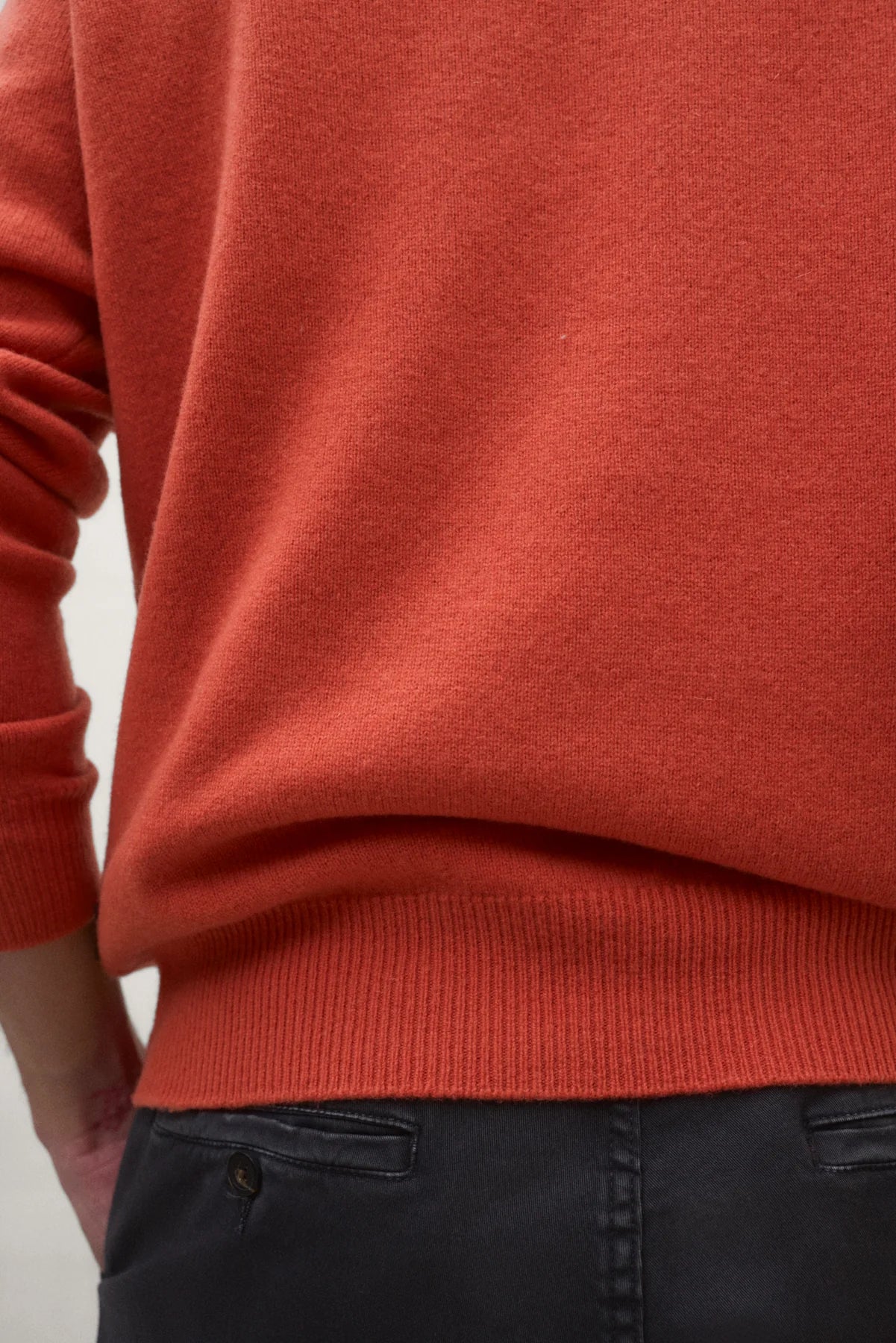 Laguna Men's Merino Sweater Burned Orange | ECOALF