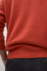 Laguna Men's Merino Sweater Burned Orange | ECOALF