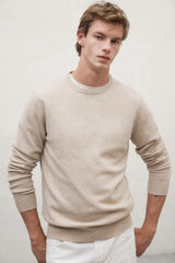 Sweater Laguna Toast Melange for Men | ECOALF